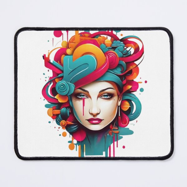Item preview, Vibrant vector art girl designed and sold by TheFamm.