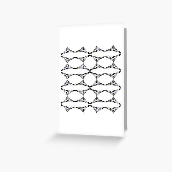 Tracery, weave, template, routine, stereotype, gauge, mold, sample Greeting Card