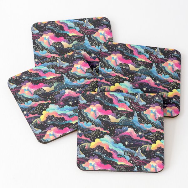Item preview, Colorful Smoldering Clouds Psychedelic Pattern  designed and sold by Studio2315.