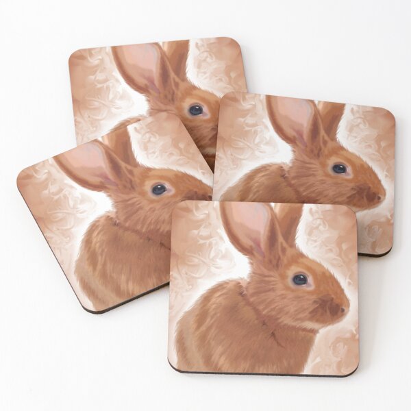 Item preview, Easter Gift, Rabbit, Ginger Rabbit, Digital Painting, Rabbit Owner Gift, Vets Gift, Vets Nurse Gift designed and sold by Christopher Whitehead-Baines.