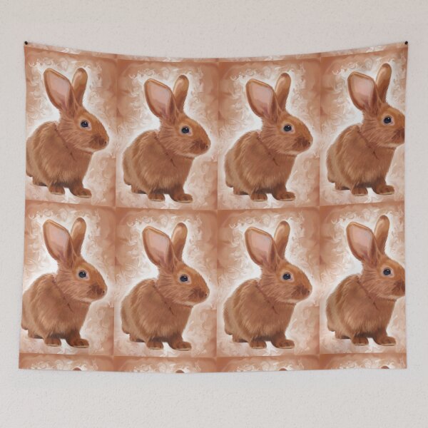 Item preview, Easter Gift, Rabbit, Ginger Rabbit, Digital Painting, Rabbit Owner Gift, Vets Gift, Vets Nurse Gift designed and sold by Christopher Whitehead-Baines.