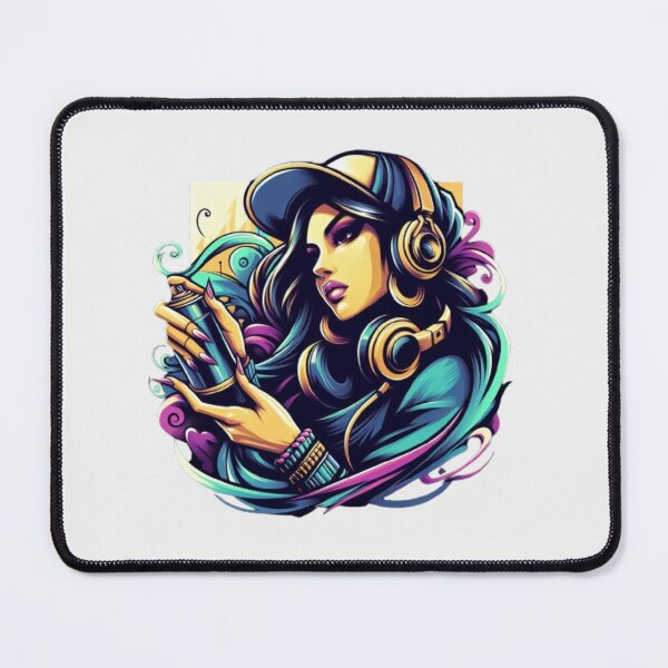 Item preview, Street Girl Art Graffiti. urban expression designed and sold by ElOjoAzul.
