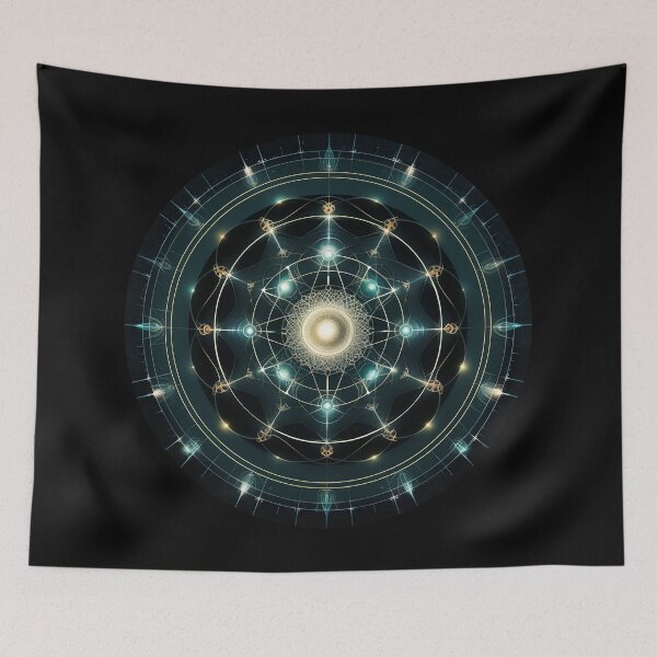 Item preview, Cyber Mandala | Cosmic emblem designed and sold by Fractal-Graphic.