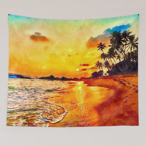 Item preview, Golden Sunset in Paradise designed and sold by SoshanaC.