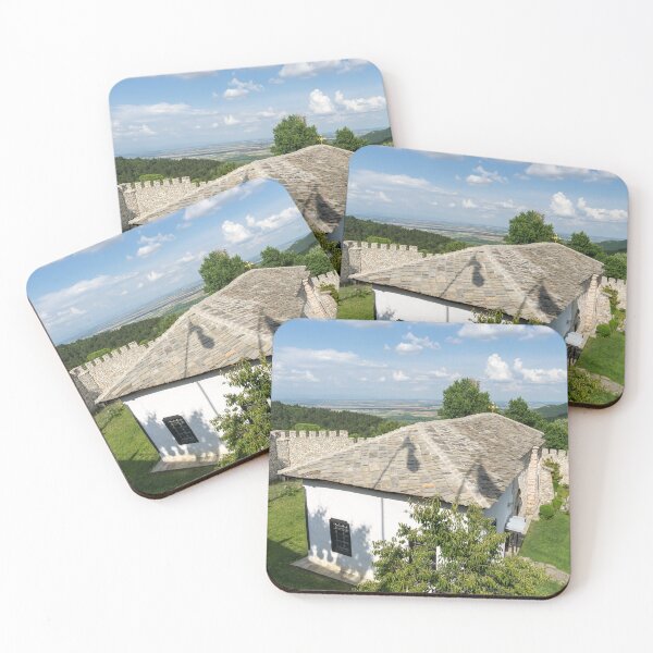 Item preview, Monastery Church Crenelated Walls and Thracian Plain Vista designed and sold by Georgia Mizuleva.