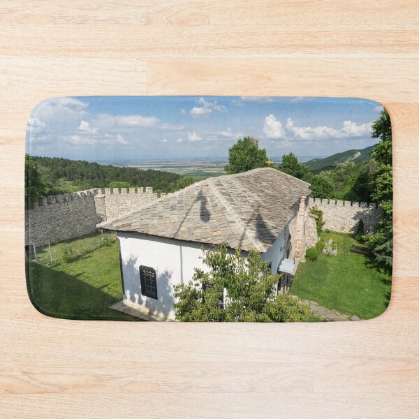 Item preview, Monastery Church Crenelated Walls and Thracian Plain Vista designed and sold by Georgia Mizuleva.