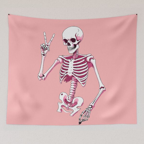 Item preview, Pink Preppy Skeleton designed and sold by DesignscapeWCF.