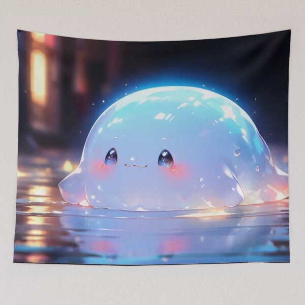 Item preview, Cute slime monster designed and sold by Kunika Singh.