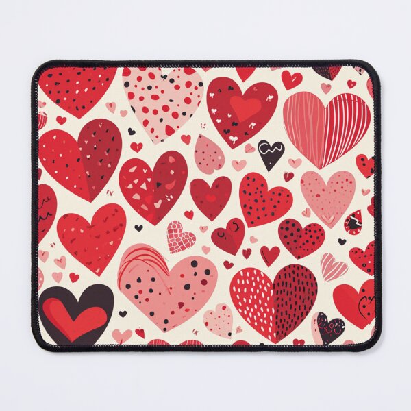 Item preview, Romantic Red Hearts Pattern, Valentines Day designed and sold by Hibiskusmond.