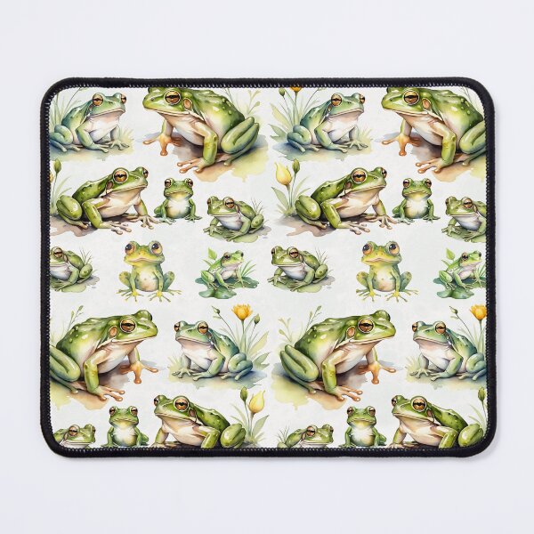 Item preview, Delightful Watercolor Frogs designed and sold by Frogs All Mighty & Friends.