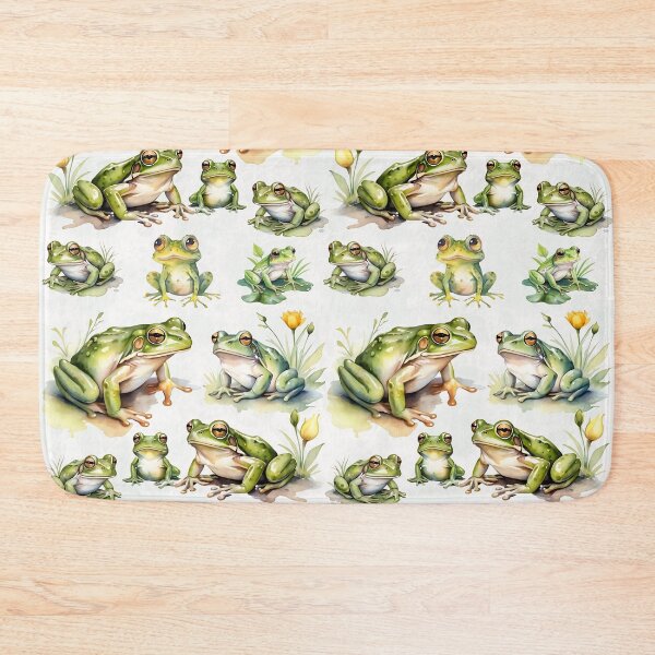 Item preview, Delightful Watercolor Frogs designed and sold by Frogs All Mighty  & Friends.
