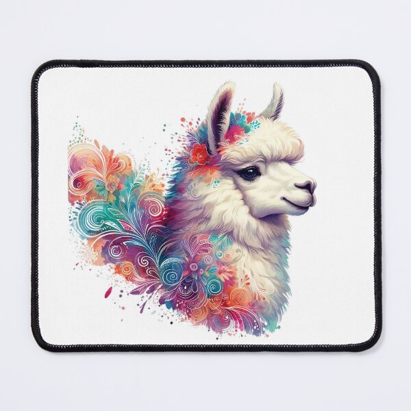 Item preview, Beautiful alpaca with colorful background designed and sold by Marcoshop10.