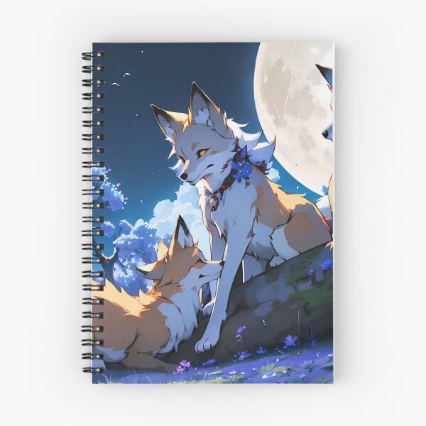 Item preview, Wolves in full moon designed and sold by Kunika Singh.