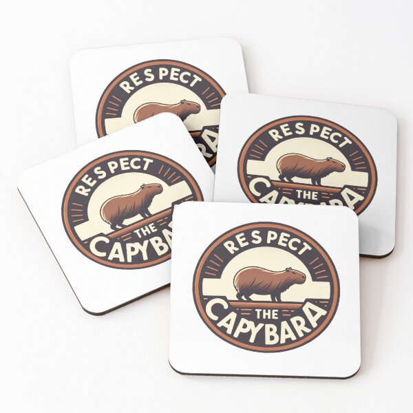 Item preview, respect the capybara designed and sold by Hellbender-Crea.