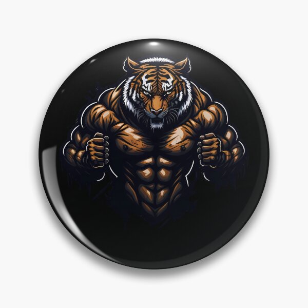 Item preview, Tiger flexes his muscles designed and sold by 20iNz.