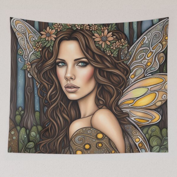 Item preview, Kate Beckinsale as a fairy in the woods designed and sold by Colin Bentham.