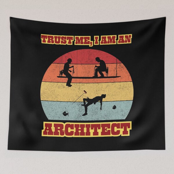 Item preview, TRUST ME, I AM AN ARCHITECT, funny gift for architect, 4 designed and sold by GroonSpace.