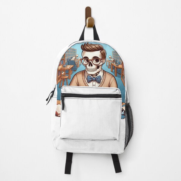 Item preview, Preppy Skeleton at Library designed and sold by sarabelmont.