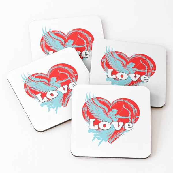 Item preview, Love Angels　Valentine's Day  Men Women Kids Gift Heart designed and sold by iisseii.