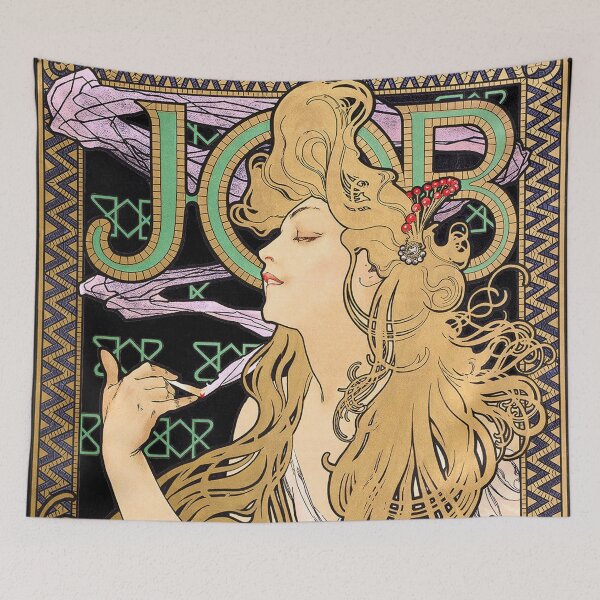 Item preview, JOB, by Alphonse Mucha. (Black version) HIGH DEFINITION designed and sold by MINDTHECHERRY.