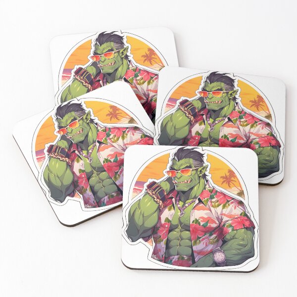 Item preview, Cool hawaiian orc designed and sold by GruumchsGoods.