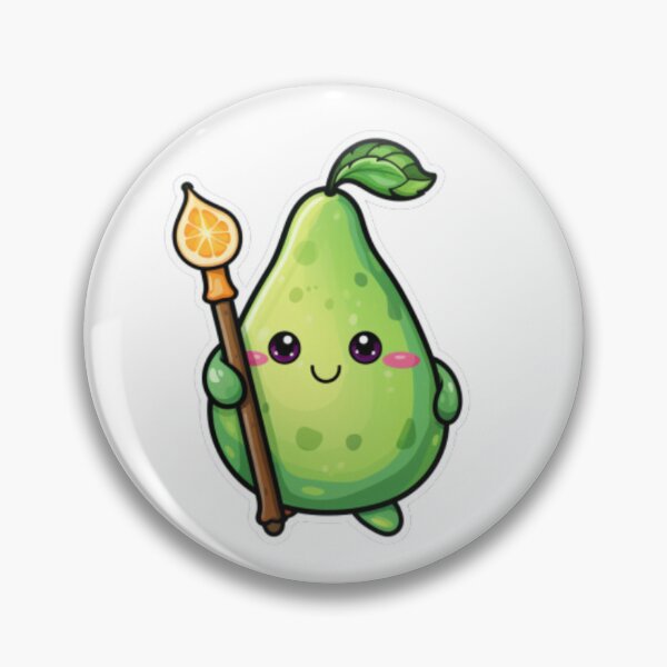 Item preview, Mamacado Cute avocado papacado with orange torch designed and sold by cristina1001.