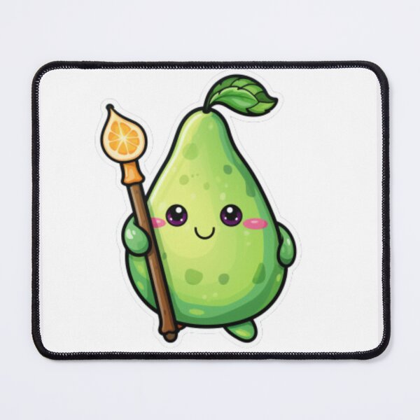 Item preview, Mamacado Cute avocado papacado with orange torch designed and sold by cristina1001.