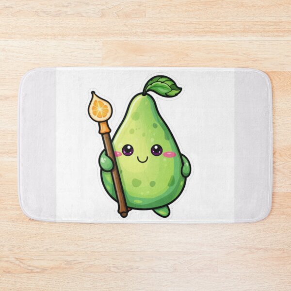 Item preview, Mamacado Cute avocado papacado with orange torch designed and sold by cristina1001.
