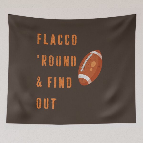 Item preview, Flacco 'Round & Find Out - Bold Statement Tee designed and sold by FabledCanvas.