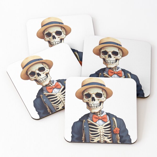 Item preview, AI preppy skeleton designed and sold by OHNS Corner.