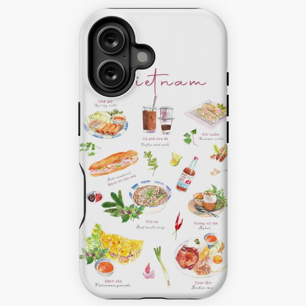 Item preview, Vietnamese assorted food designed and sold by ZephyrArtVN.