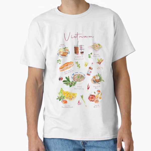 Item preview, Vietnamese assorted food designed and sold by ZephyrArtVN.