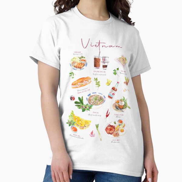 Item preview, Vietnamese assorted food designed and sold by ZephyrArtVN.