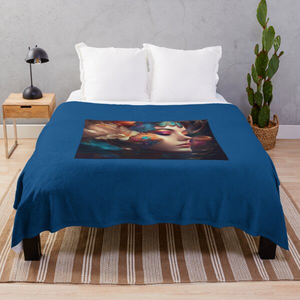 Item preview, A portrait covered in flowers designed and sold by KilianSzmid.