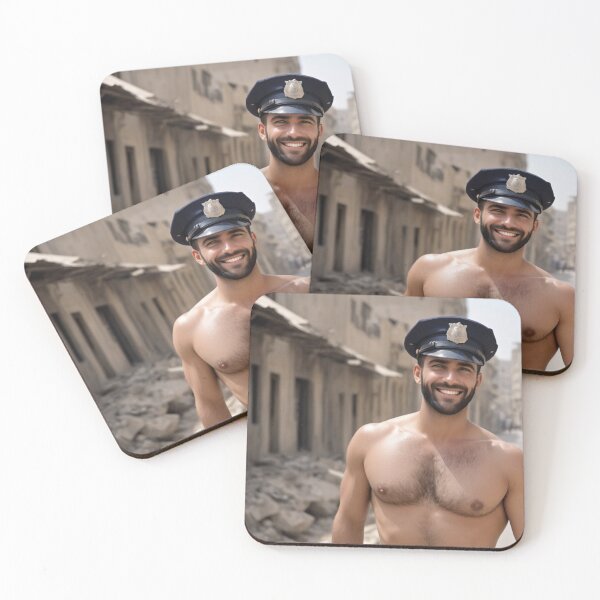 Item preview, sexy gay guys - policeman designed and sold by Museum Of Non-Existing Art.