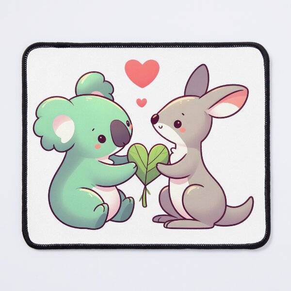 Item preview, Little Cute Kangaroo and Koala Love designed and sold by omerfdln34.