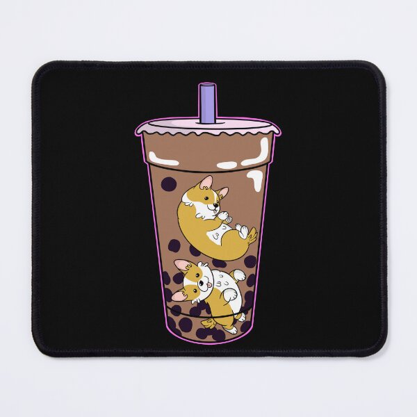 Item preview, Coffee Bubble Tea with Corgies designed and sold by DrawsCutePaws.