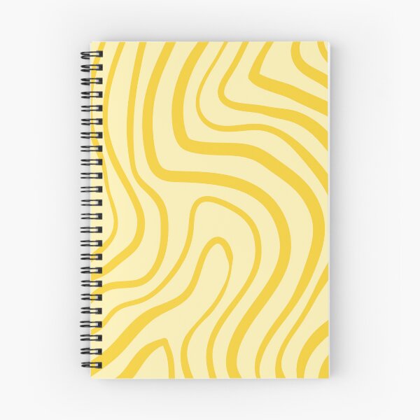 Item preview, Squiggly Swirl Waves - Soft Sunny Yellow Abstract  designed and sold by InteriorRefine.