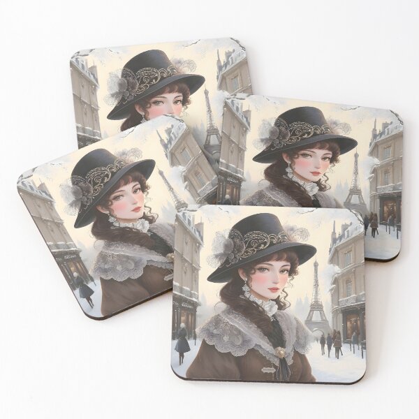 Item preview, Chocolat Blanc Couture, A Snow-Kissed Parisian Glam - No.4 Darrelle designed and sold by BALMYPRINTEMPS.
