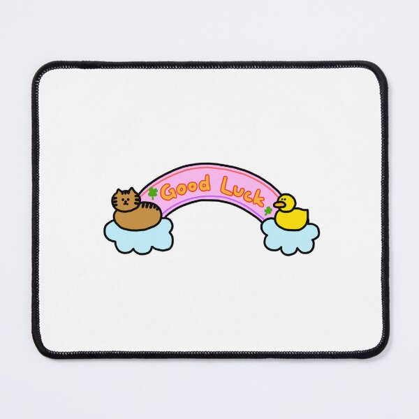Item preview, Good Luck with a Cat and a Duck designed and sold by superbaechoo.