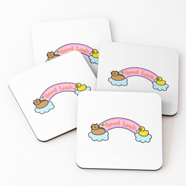 Item preview, Good Luck with a Cat and a Duck designed and sold by superbaechoo.