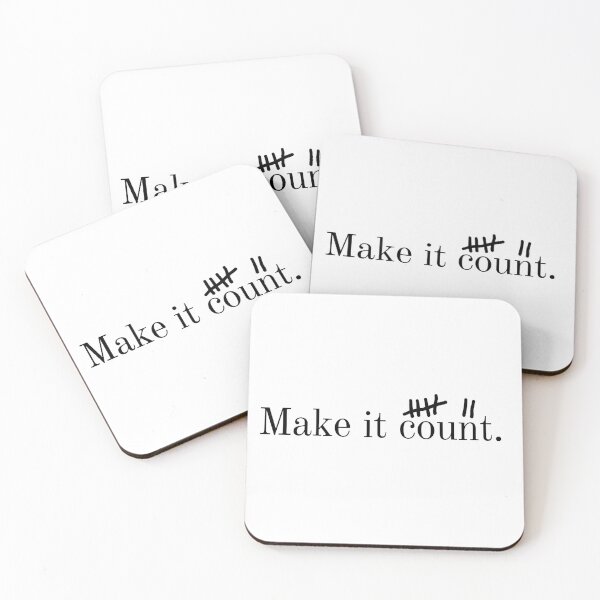 Item preview, Make it count. designed and sold by Bananobanini.