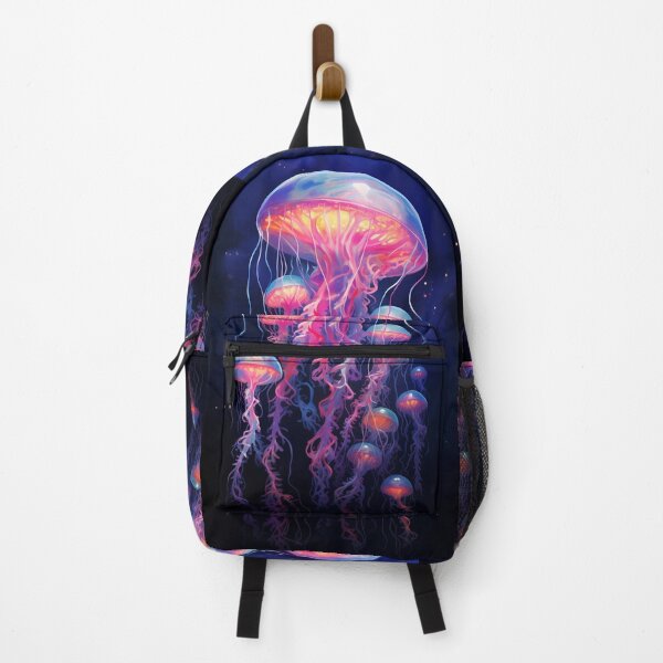 Item preview, Beautiful orange and pink and purple ocean jellyfish animal artwork designed and sold by NBSStore.