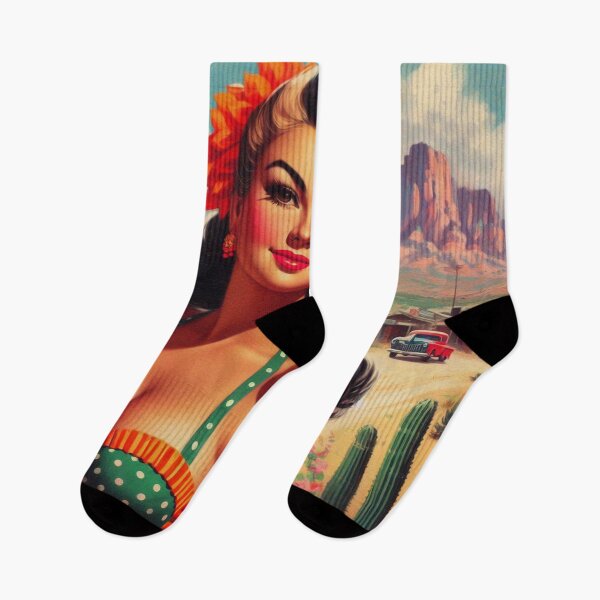 Aperçu de l'œuvre Pin-Up Vintage Chaud créée et vendue par PulpVintage.