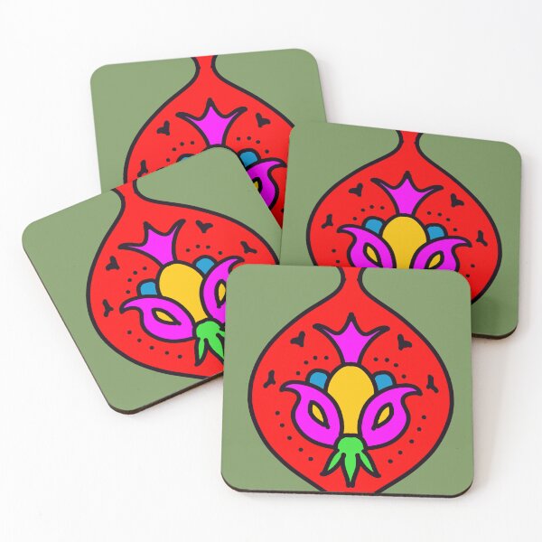 Item preview, Flowers Persian pomegranate designed and sold by MsRedFox.