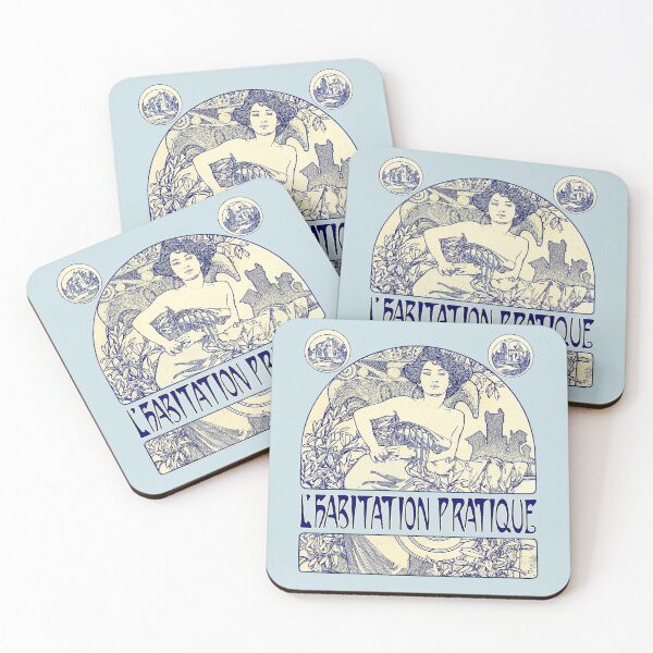 Item preview, Habitation Pratique, by Alphonse Mucha. HIGH DEFINITION designed and sold by MINDTHECHERRY.