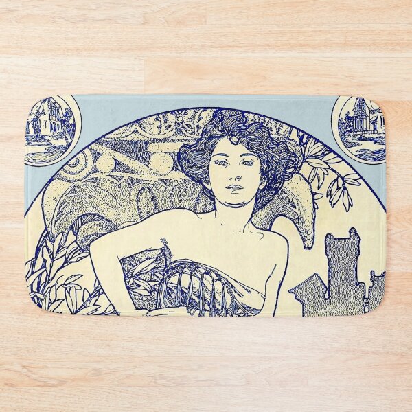 Item preview, Habitation Pratique, by Alphonse Mucha. HIGH DEFINITION designed and sold by MINDTHECHERRY.