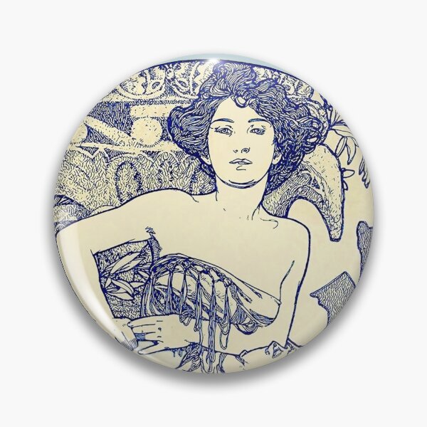 Aperçu de l'œuvre Habitation Pratique, par Alphonse Mucha. HAUTE DÉFINITION créée et vendue par MINDTHECHERRY.