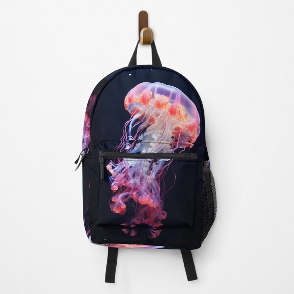 Artikelvorschau, Schöne orange und rosa Ozean Quallen oder Medusa Tier schwimmen entworfen und verkauft von NBSStore.