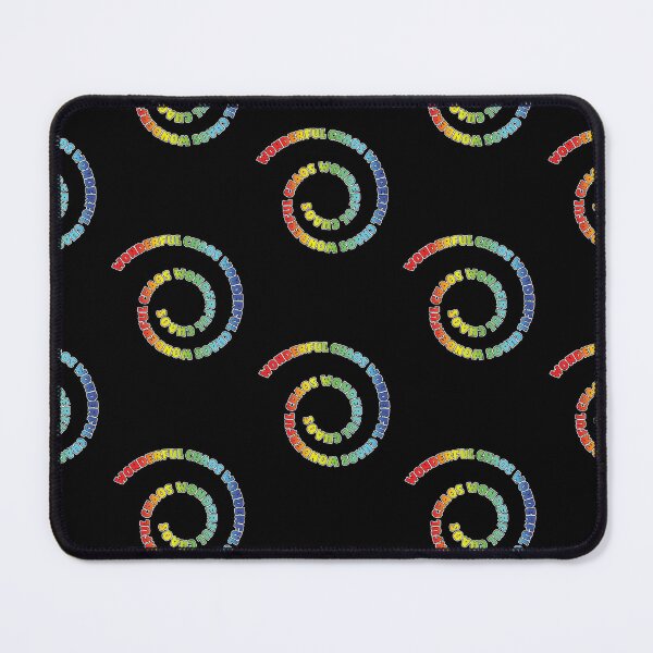 Item preview, Colorful spiral text: Wonderful Chaos designed and sold by HarridanCreates.